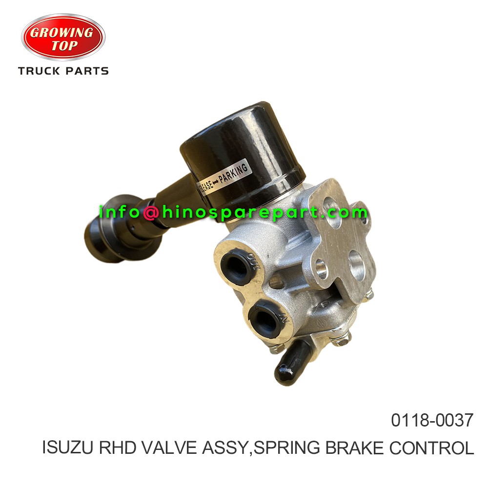 ISUZU RHD DECA360 MITSUBISHI BUS  MP518 MS715 VALVE ASSY,SPRING BRAKE CONTROL  0118-0037