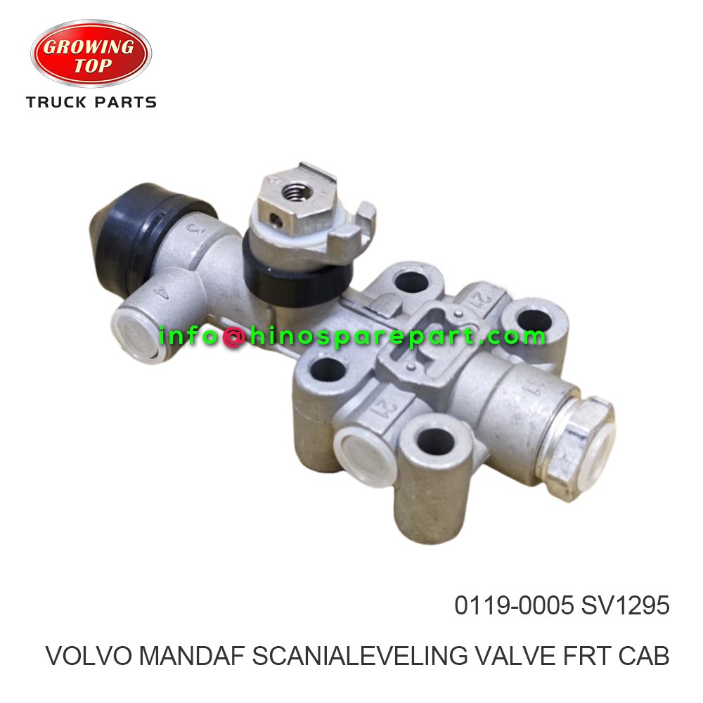 VOLVO MAN DAF SCANIA LEVELING VALVE FRT CAB 0119-0005