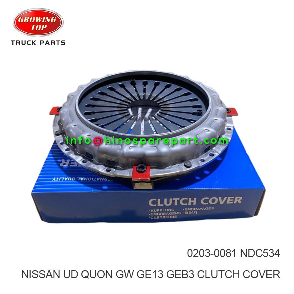 NISSAN/UD QUON GW GE13 GEB3 RF8 CLUTCH COVER 0203-0081