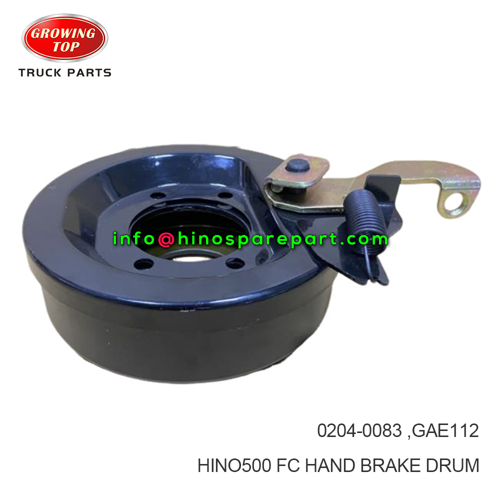 HINO500 FC HAND BRAKE DRUM 0204-0083,GAE112