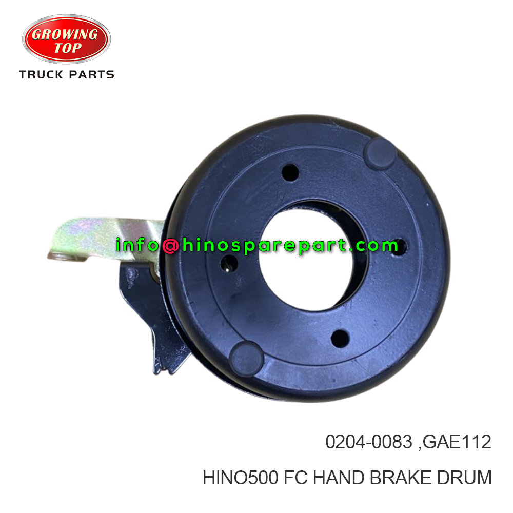 HINO500 FC HAND BRAKE DRUM 0204-0083,GAE112