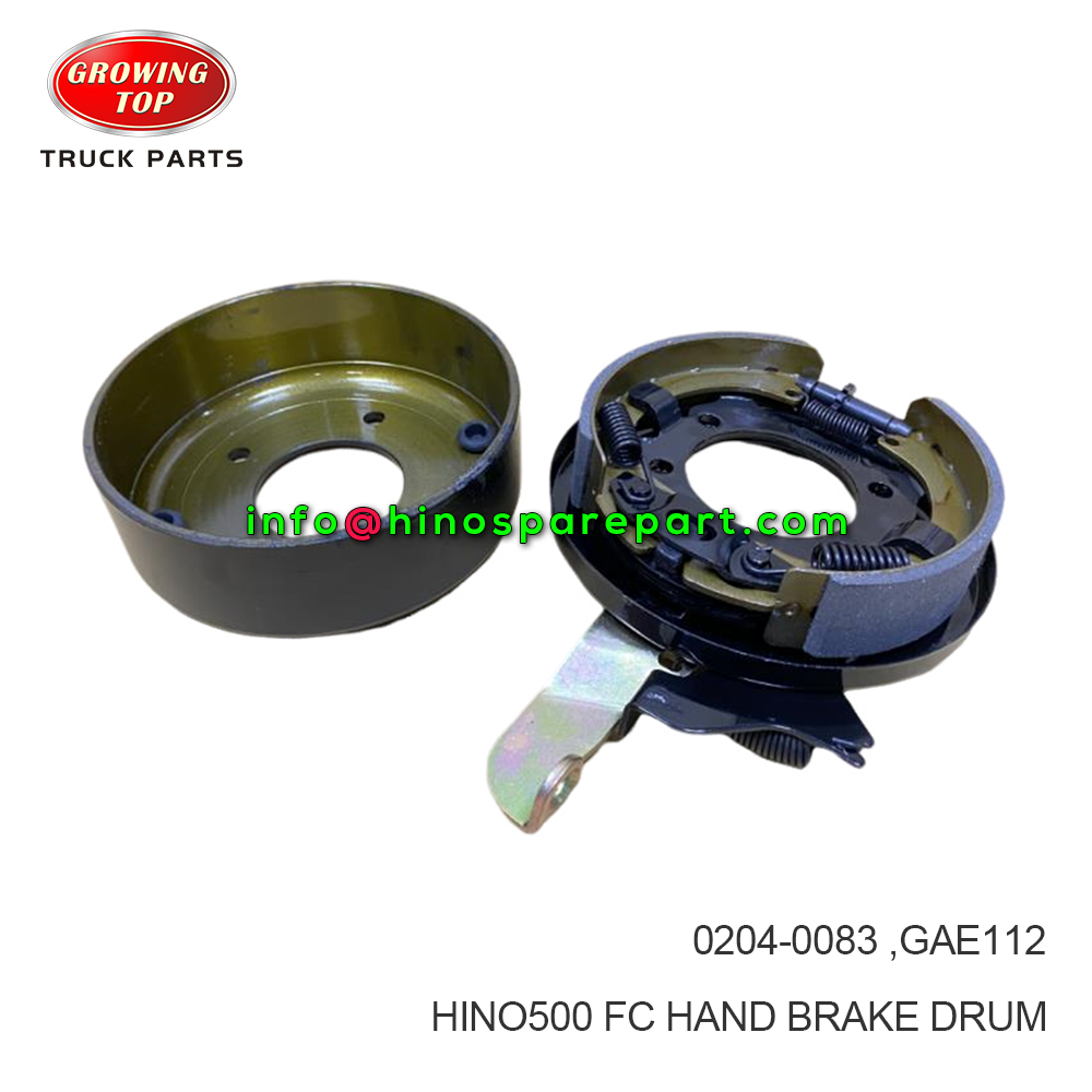 HINO500 FC HAND BRAKE DRUM 0204-0083,GAE112