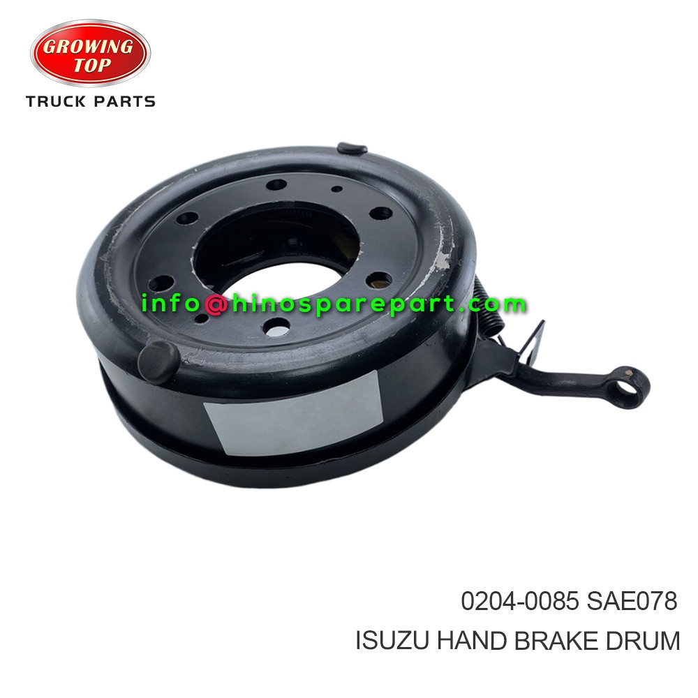 ISUZU HAND BRAKE DRUM  0204-0085