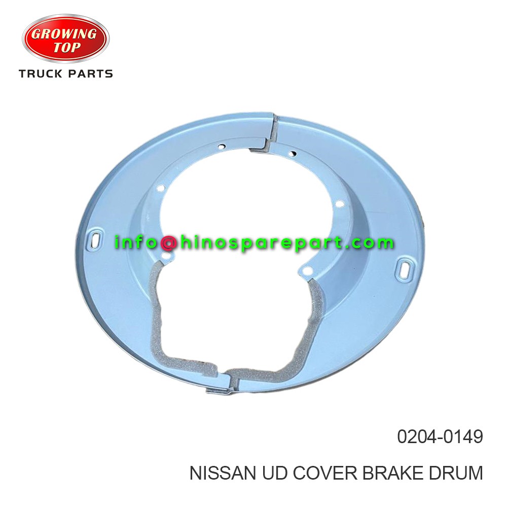 NISSAN UD COVER BRAKE DRUM 0204-0149