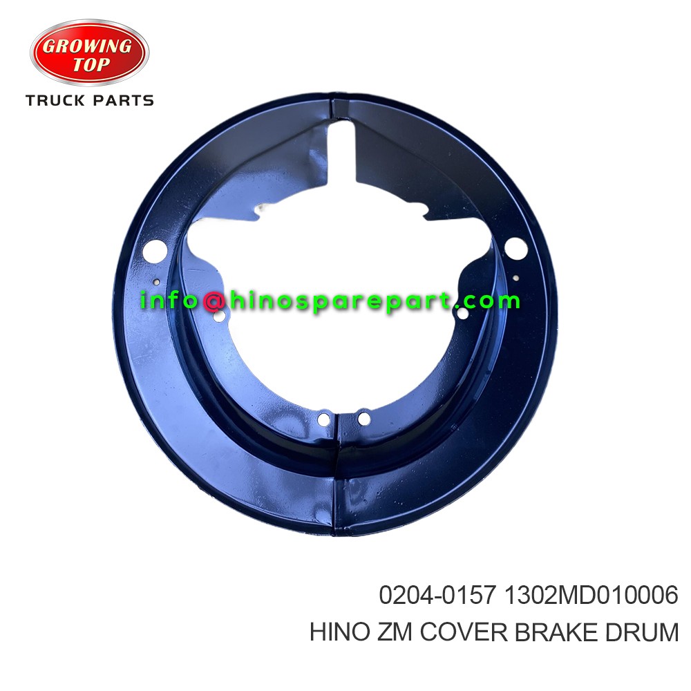 HINO ZM  COVER BRAKE DRUM  0204-0157