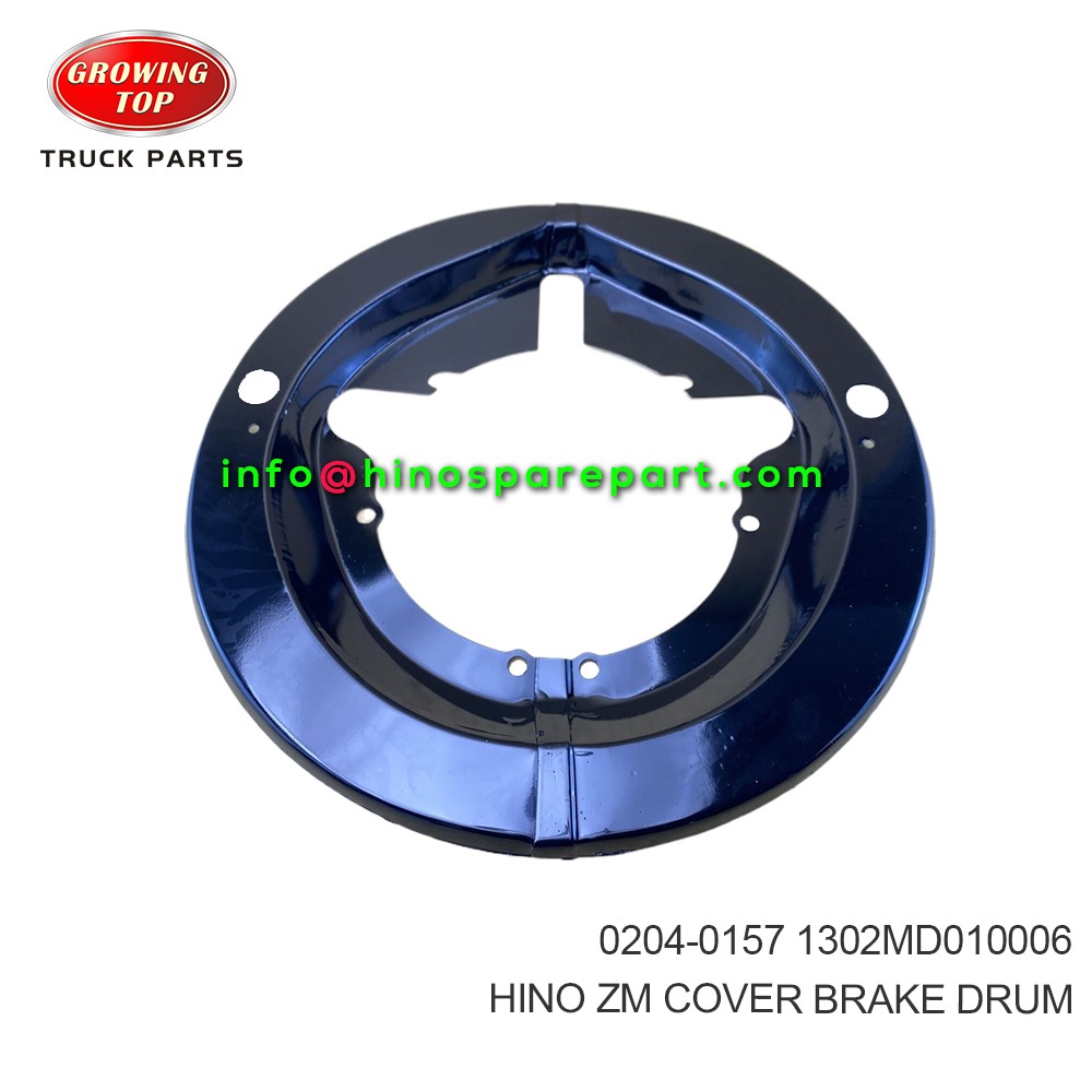 HINO ZM  COVER BRAKE DRUM  0204-0157