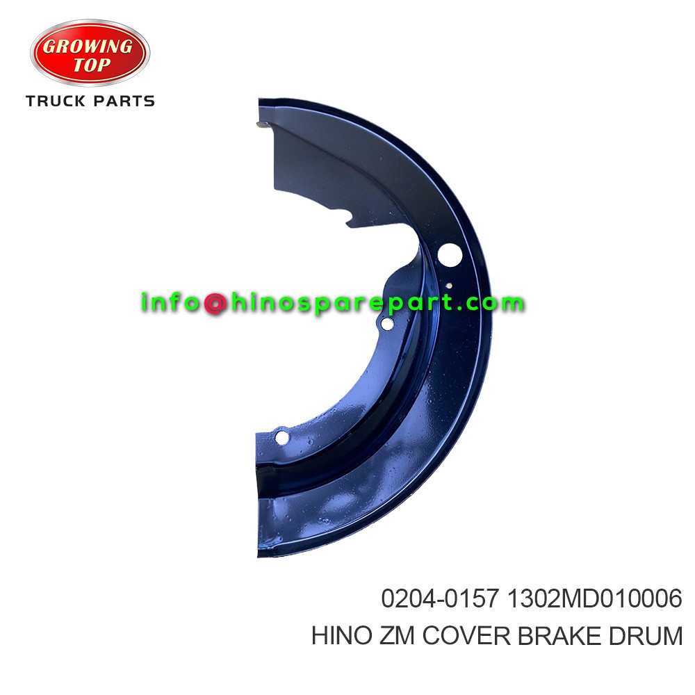 HINO ZM  COVER BRAKE DRUM  0204-0157