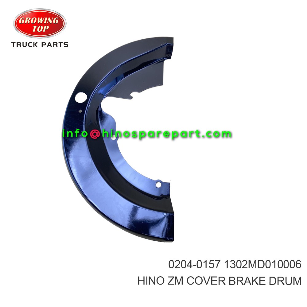 HINO ZM  COVER BRAKE DRUM  0204-0157