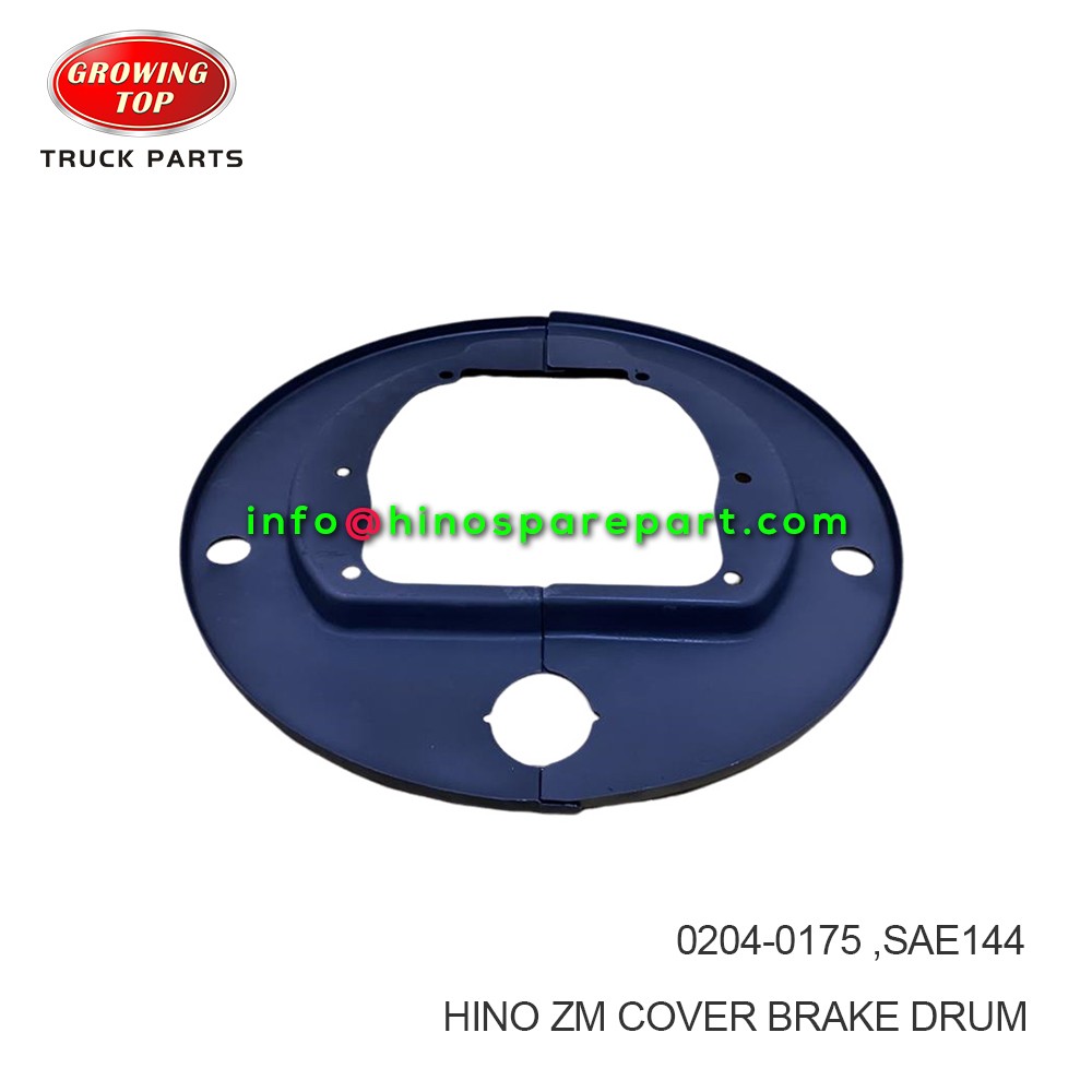 HINO ZM COVER BRAKE DRUM 0204-0175