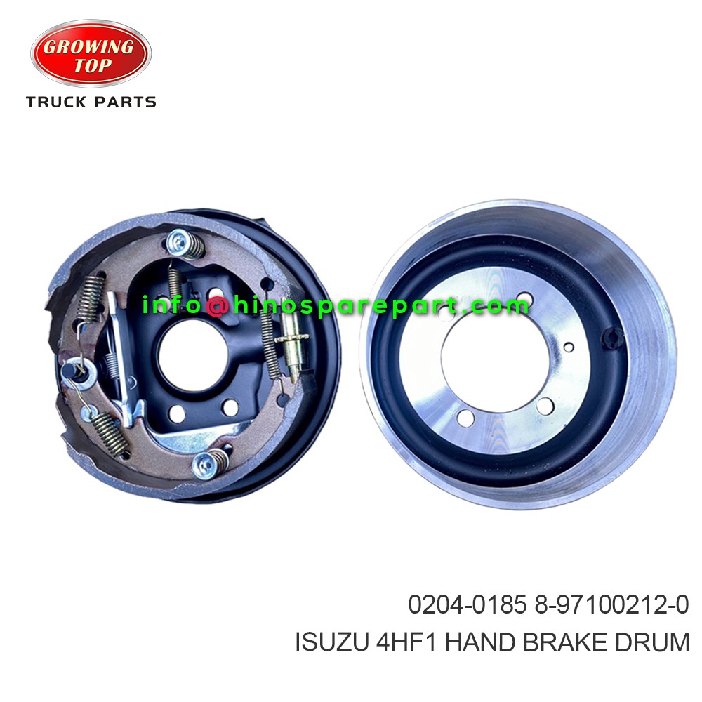 ISUZU 4HF1  HAND BRAKE DRUM  0204-0185