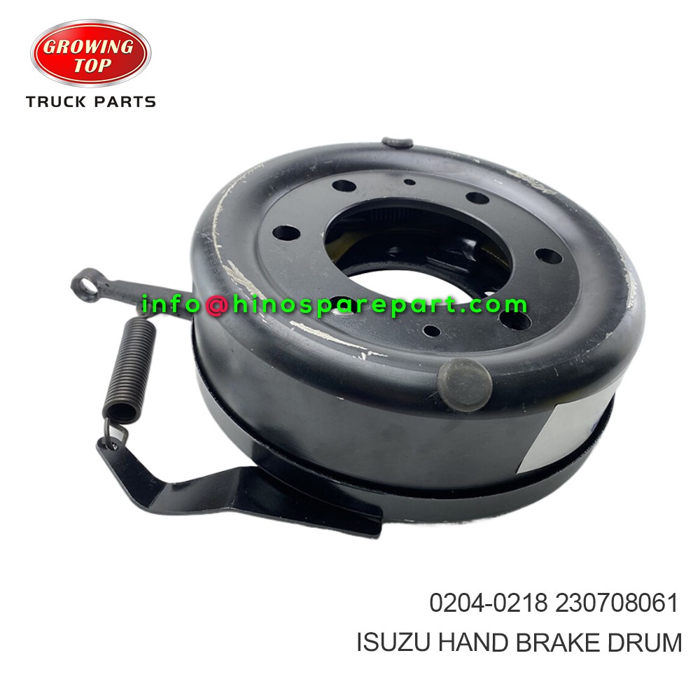 ISUZU HAND BRAKE DRUM  0204-0218