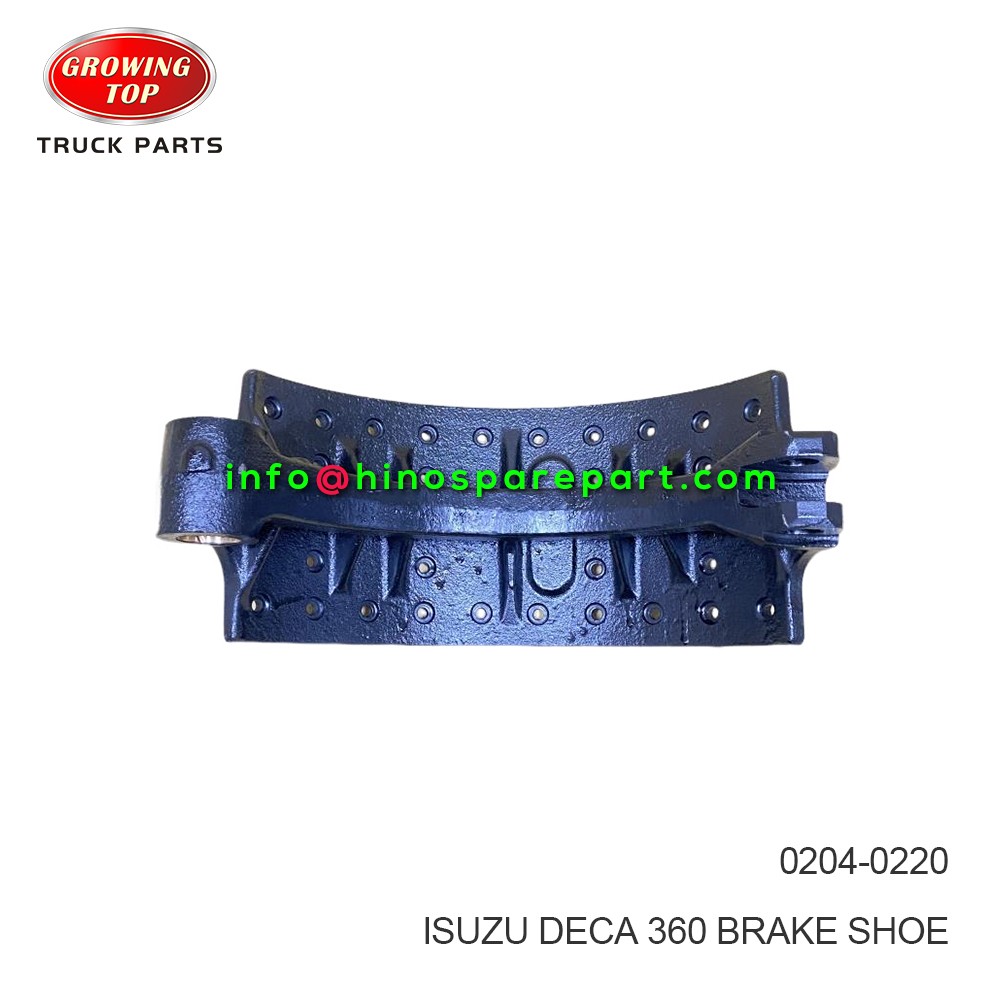 ISUZU DECA 360 BRAKE SHOE 0204-0220