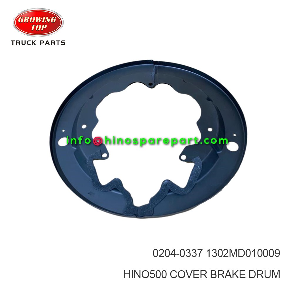 HINO500 COVER BRAKE DRUM 0204-0337  