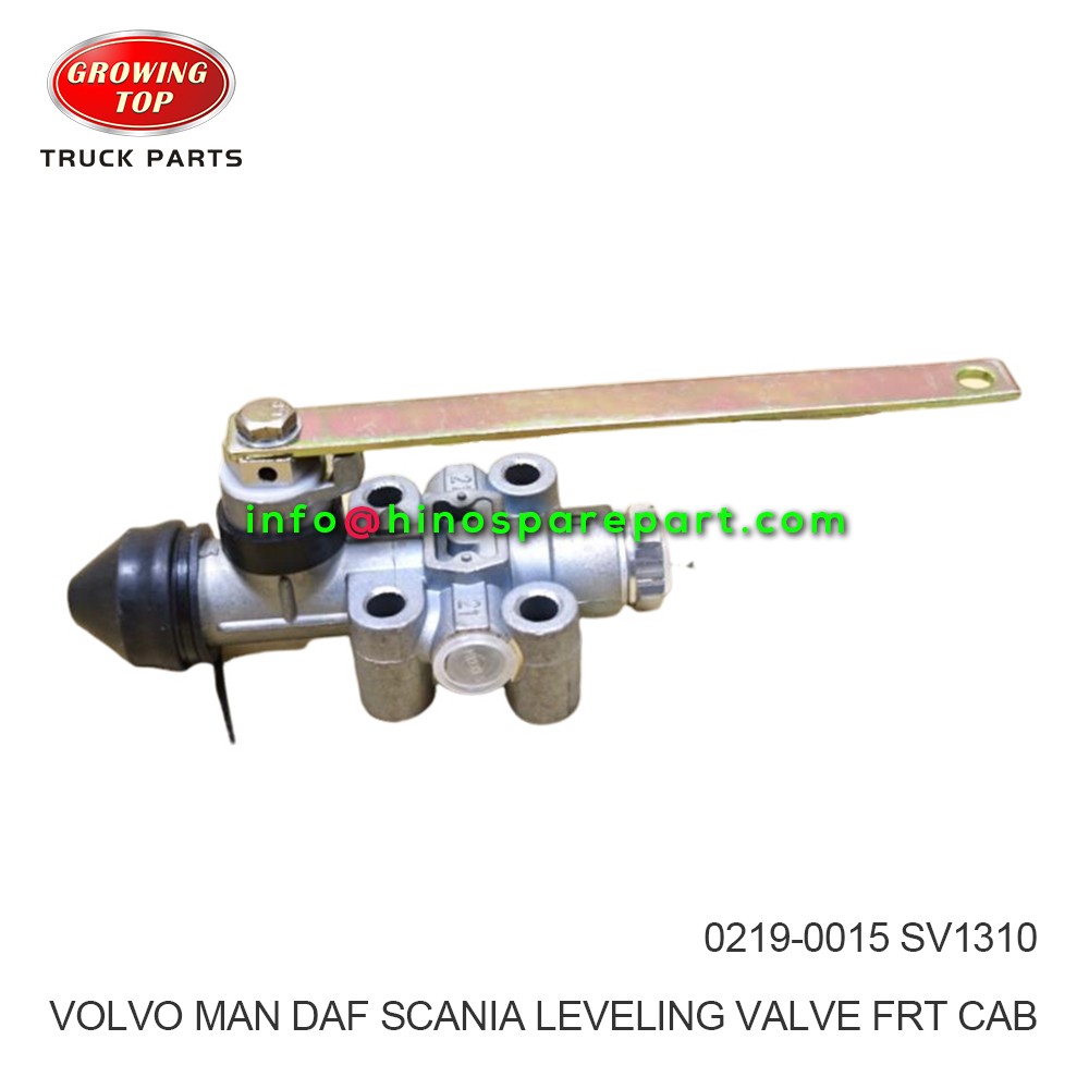 VOLVO MAN DAF SCANIA LEVELING VALVE FRT CAB 0219-0015