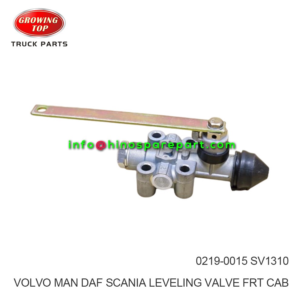 VOLVO MAN DAF SCANIA LEVELING VALVE FRT CAB 0219-0015