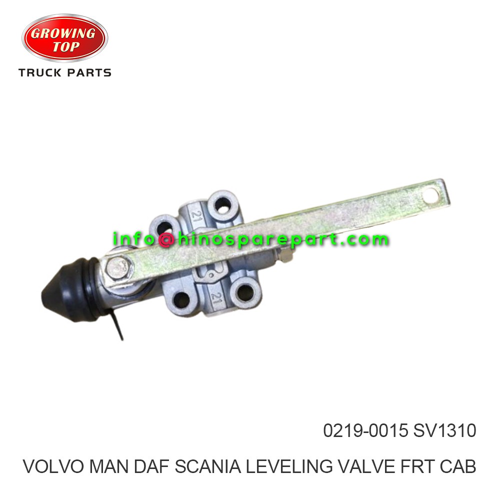 VOLVO MAN DAF SCANIA LEVELING VALVE FRT CAB 0219-0015