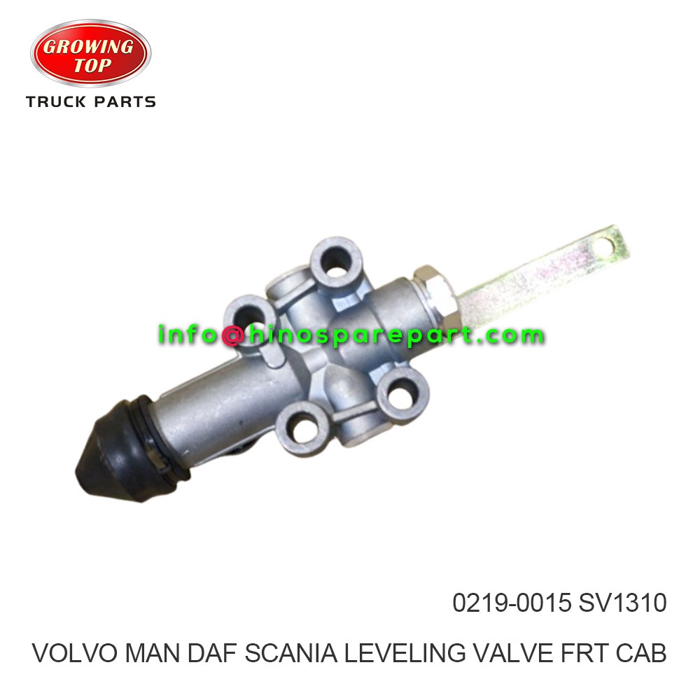 VOLVO MAN DAF SCANIA LEVELING VALVE FRT CAB 0219-0015