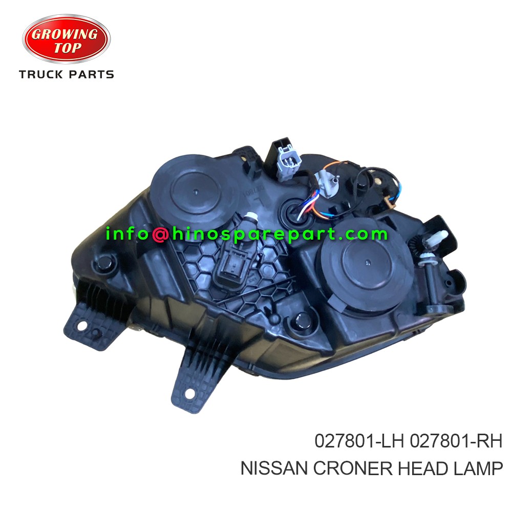 NISSAN CRONER HEAD LAMP 027801-LH