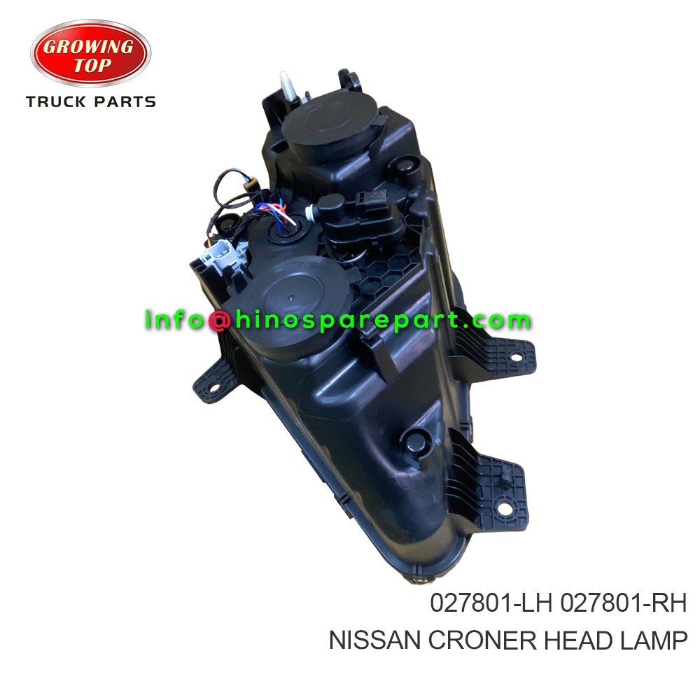 NISSAN CRONER HEAD LAMP 027801-LH