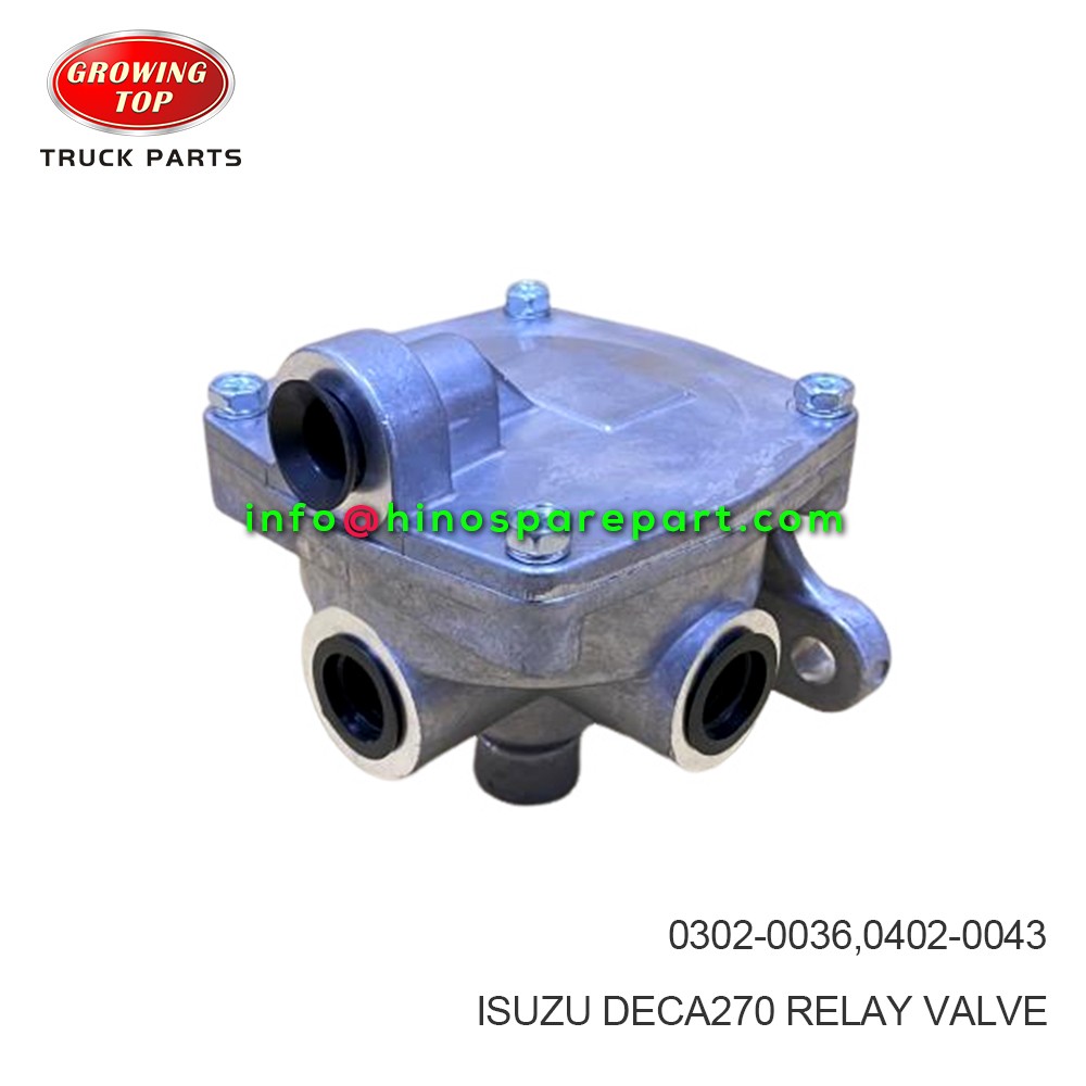 ISUZU DECA270 RELAY VALVE 0302-0036