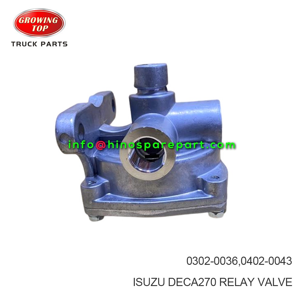 ISUZU DECA270 RELAY VALVE 0302-0036