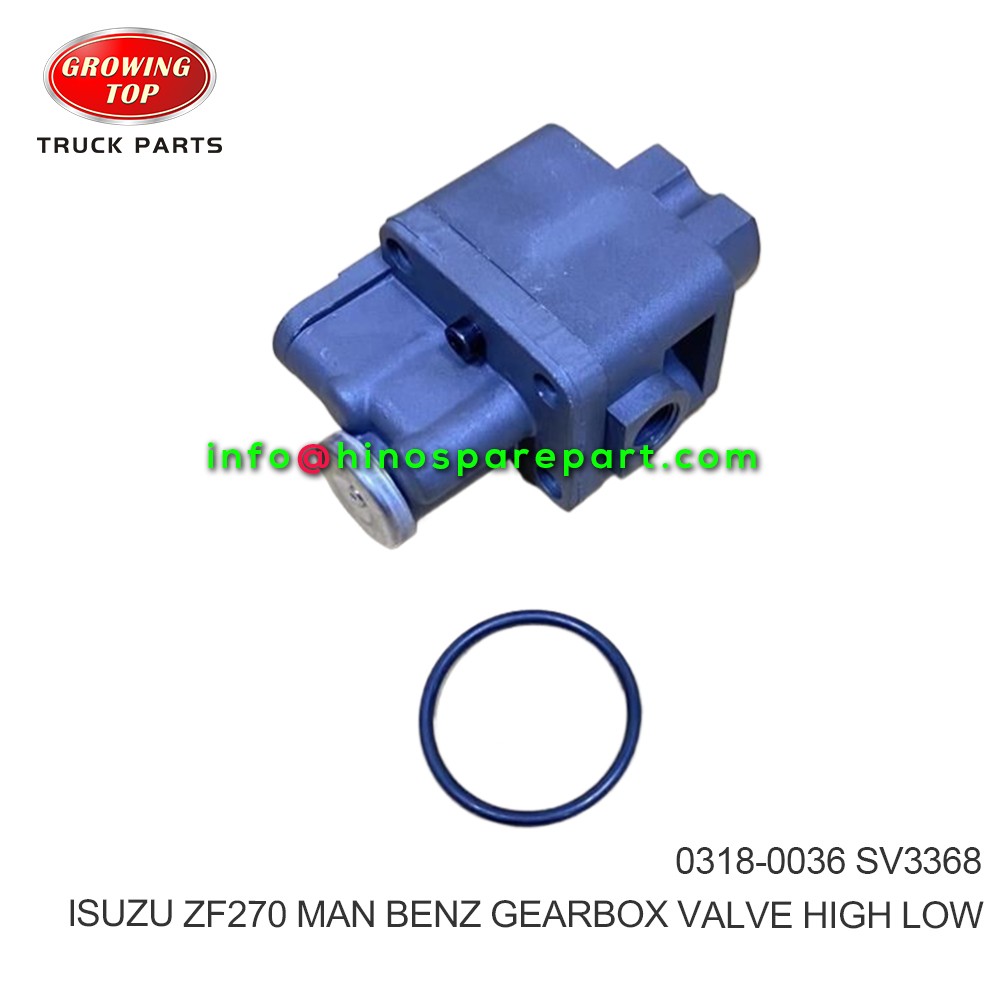 ISUZU ZF270 DAF VOLVO  MAN BENZ HINO GEARBOX VALVE HIGH LOW 0318-0036