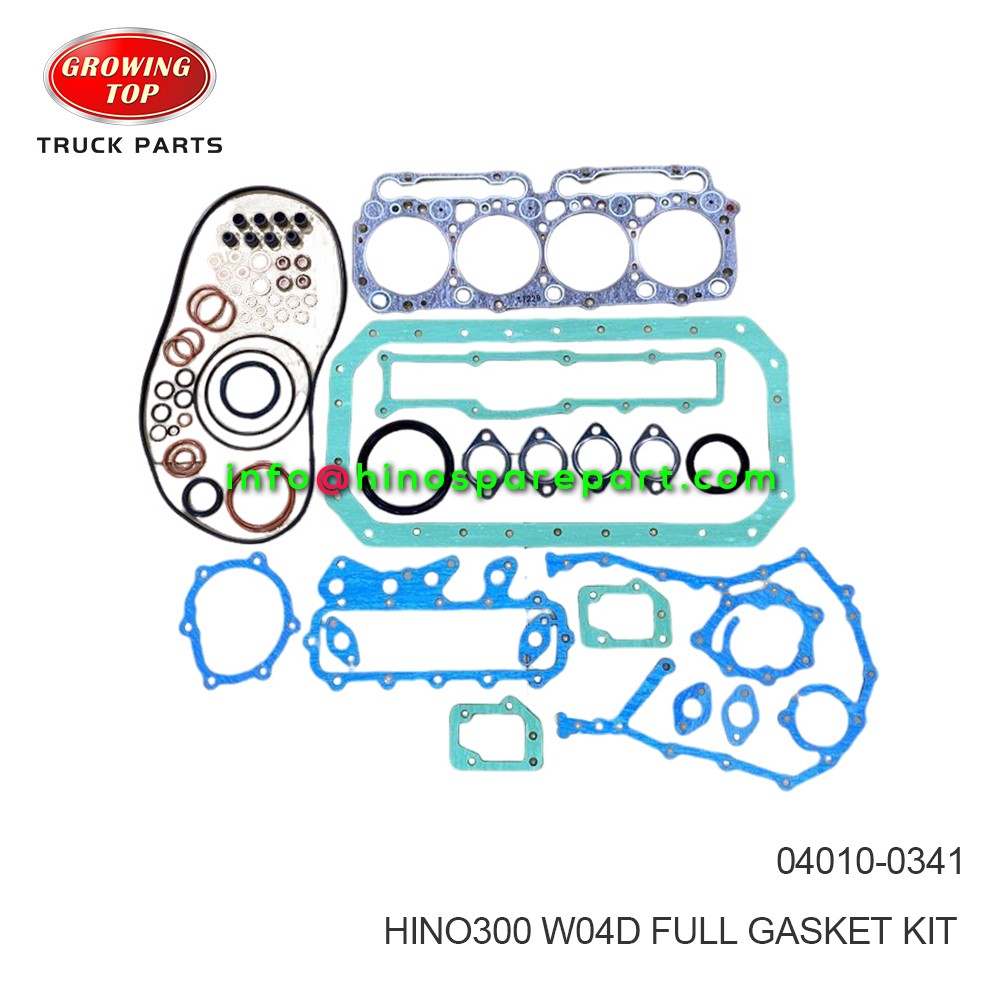 HINO300 W04D FULL GASKET KIT 04010-0341