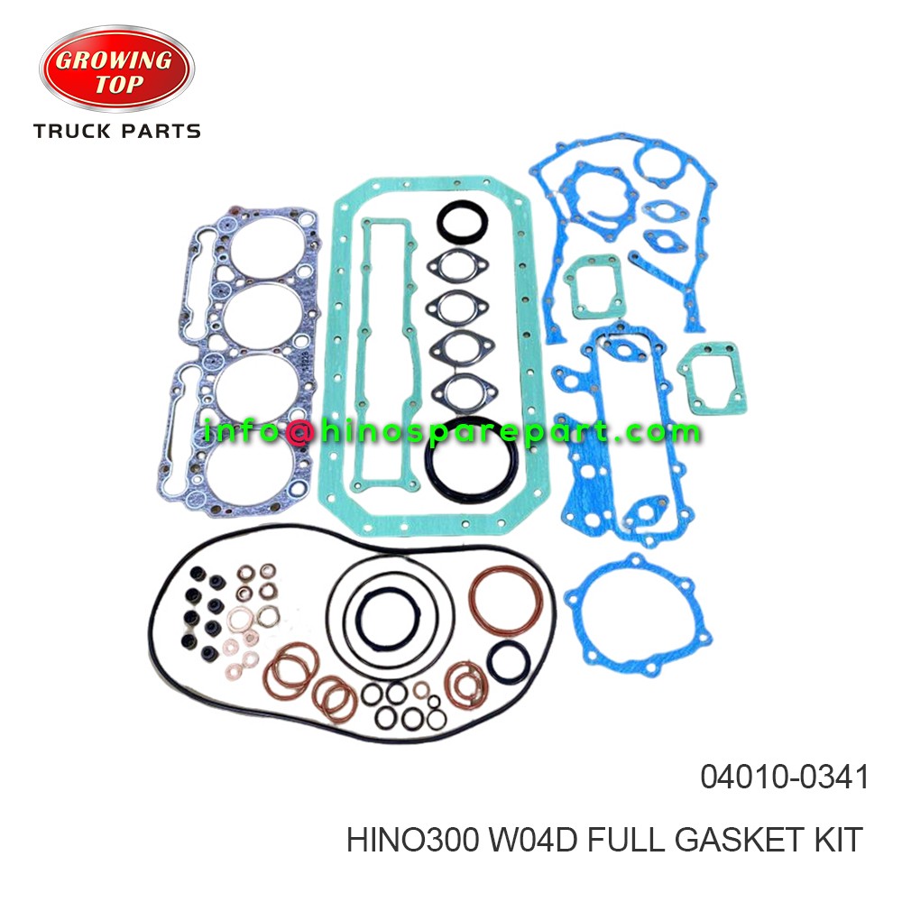 HINO300 W04D FULL GASKET KIT 04010-0341