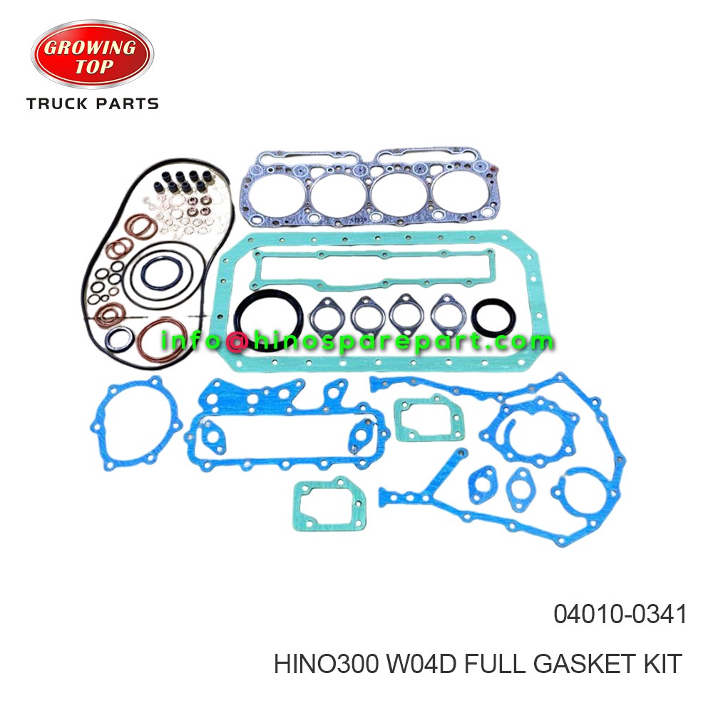 HINO300 W04D FULL GASKET KIT 04010-0341