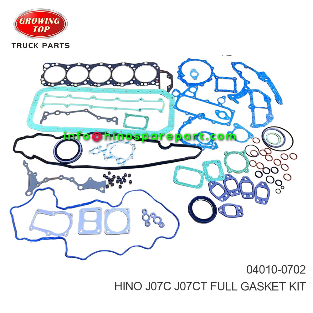 HINO J07C J07CT FULL GASKET KIT  04010-0702 