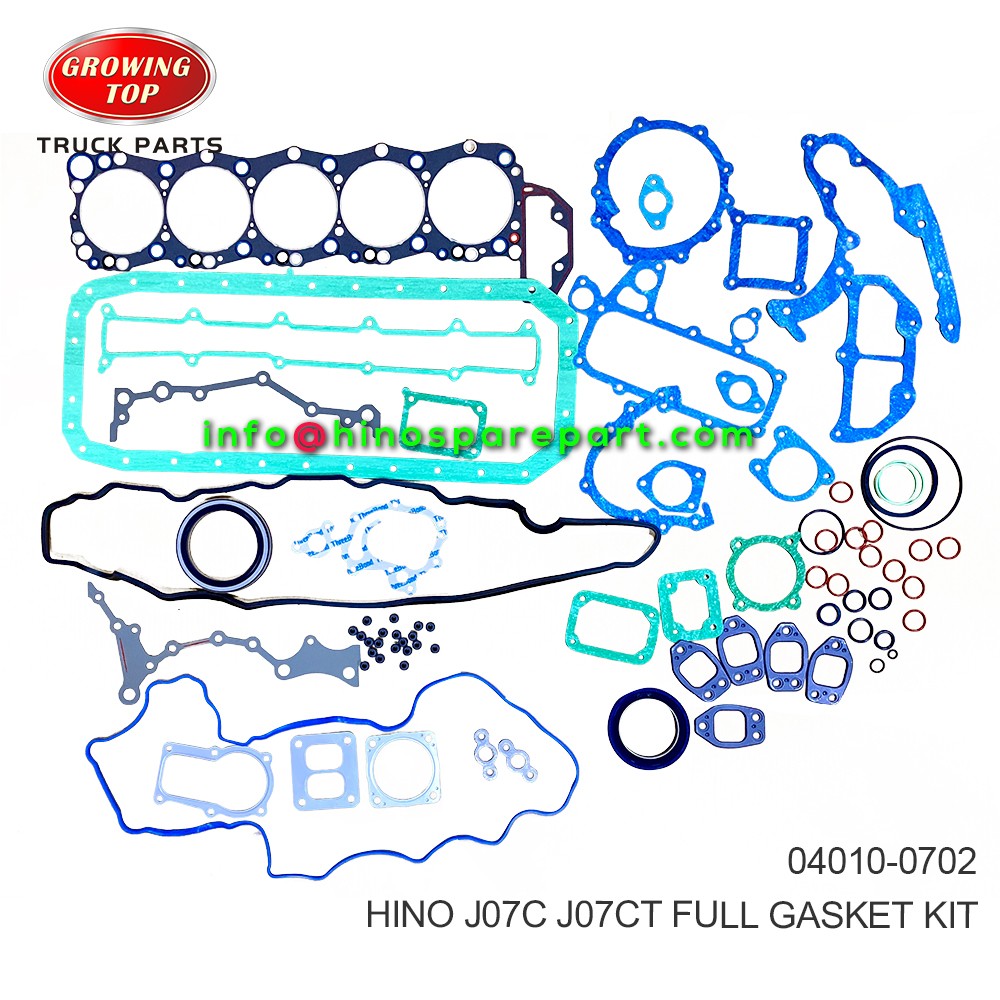 HINO J07C J07CT FULL GASKET KIT  04010-0702 