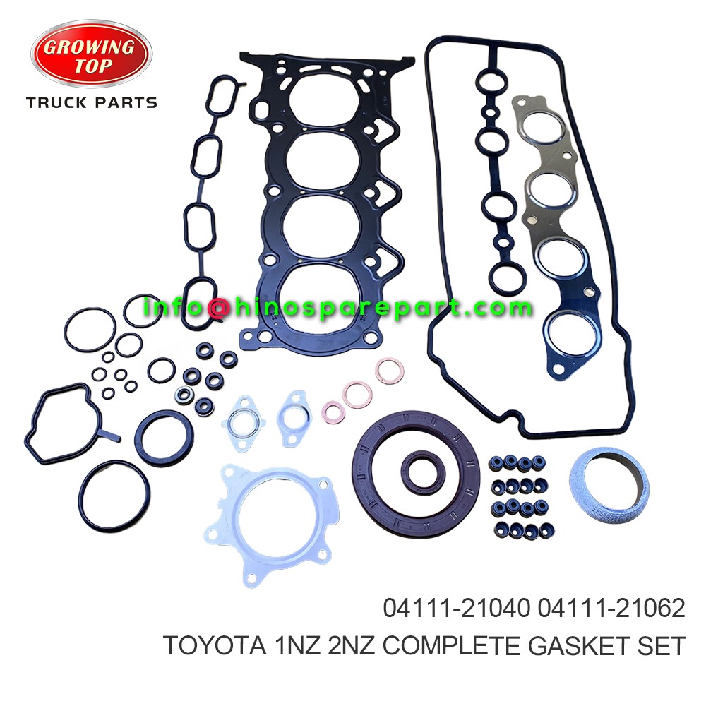 TOYOTA 1NZ 2NZ COMPLETE GASKET SET 04111-21040