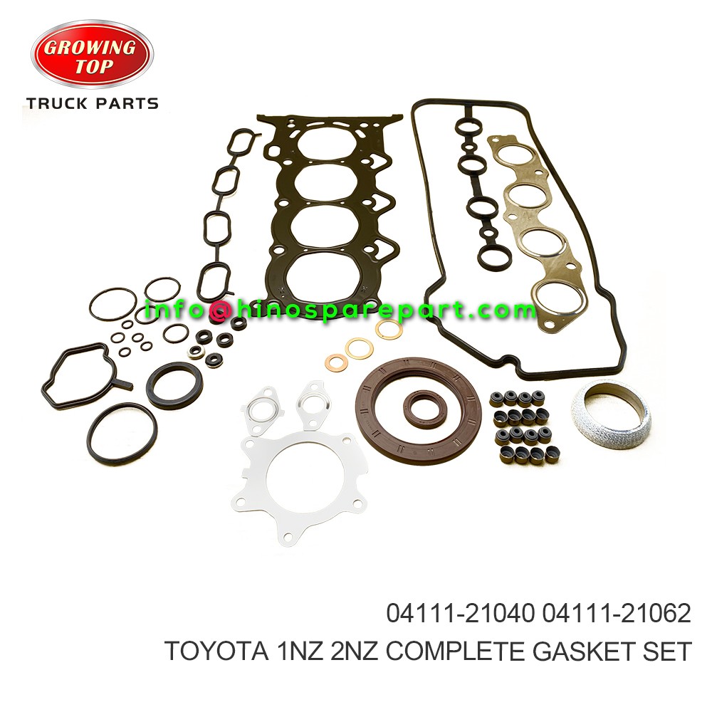 TOYOTA 1NZ 2NZ COMPLETE GASKET SET 04111-21040