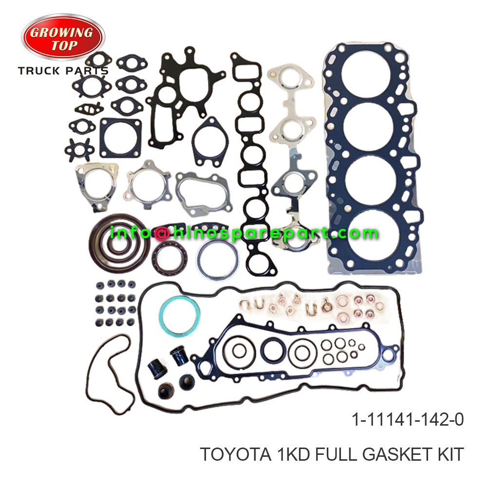 TOYOTA 1KD FULL GASKET KIT 04111-30050-T