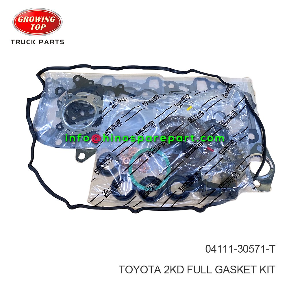TOYOTA 2KD FULL GASKET KIT 04111-30571-T