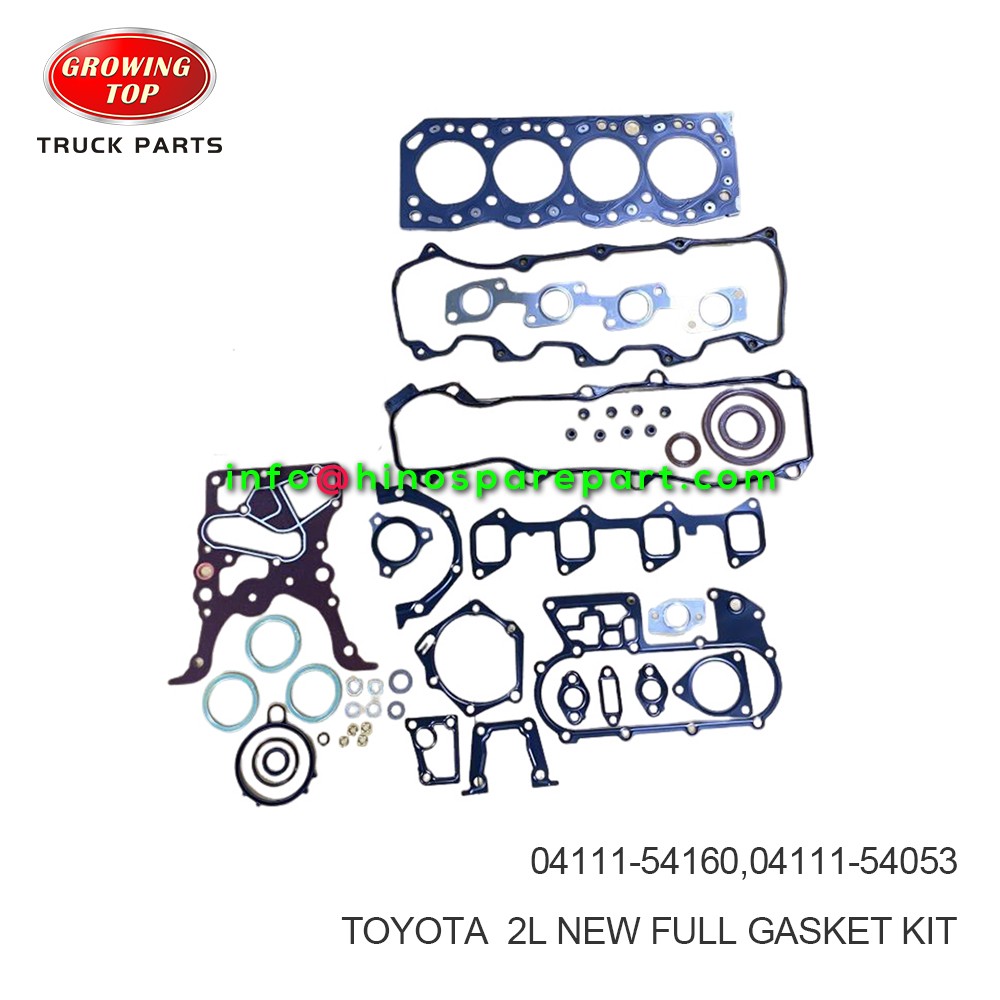 TOYOTA 2L NEW FULL GASKET KIT 04111-54160 