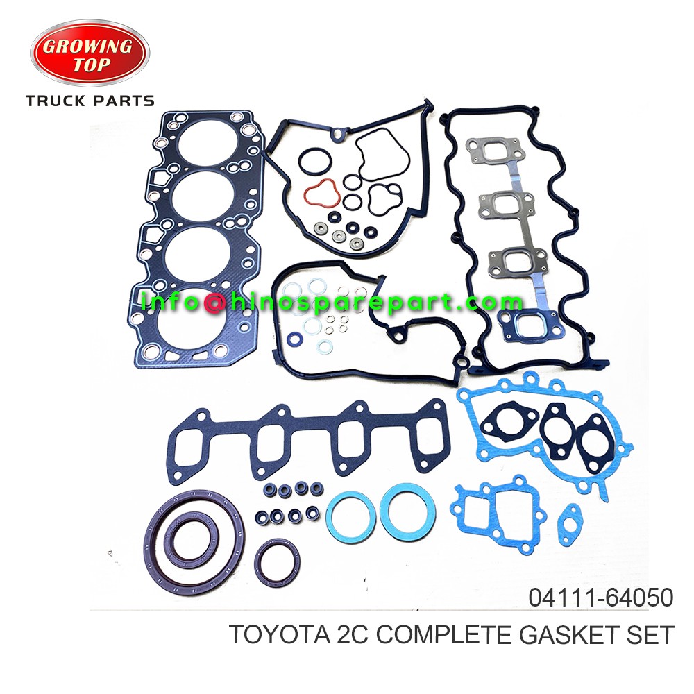 TOYOTA  2C COMPLETE GASKET SET  04111-64050