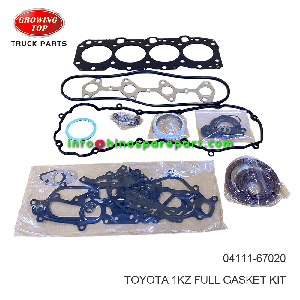 TOYOTA 1KZ FULL GASKET KIT 04111-67020