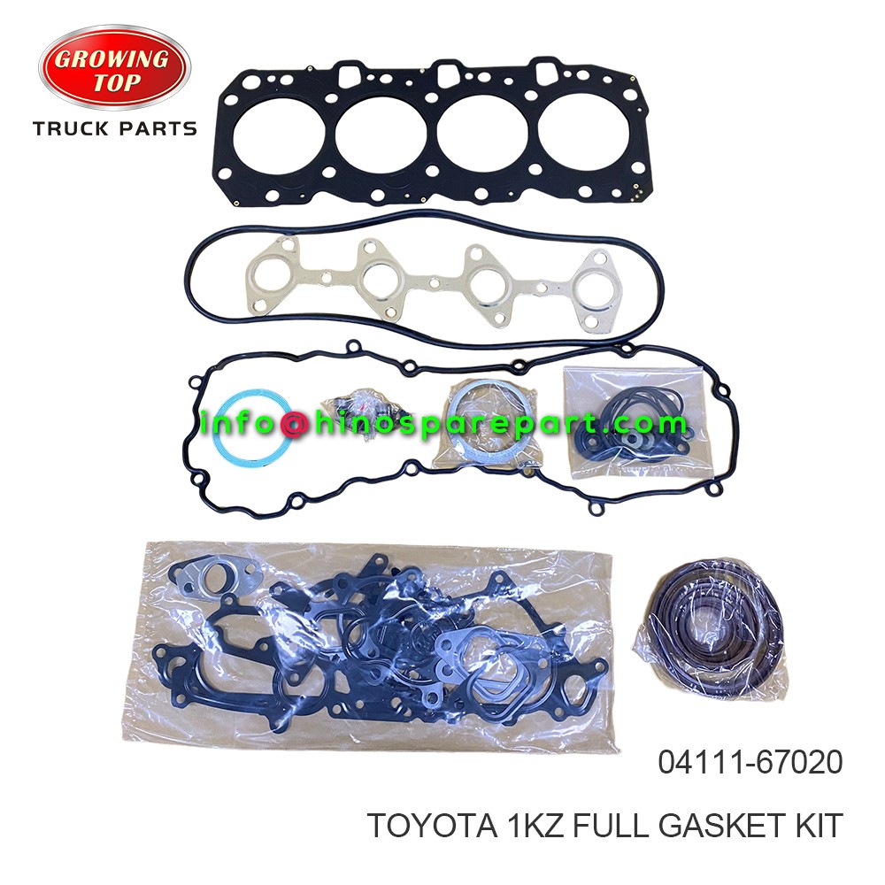 TOYOTA 1KZ FULL GASKET KIT 04111-67020