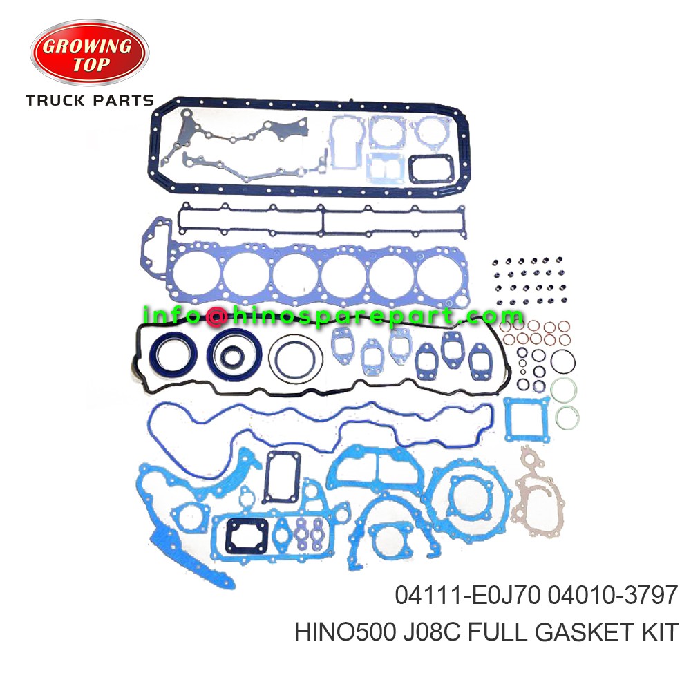 HINO500 J08C  FULL GASKET KIT  04111-E0J70