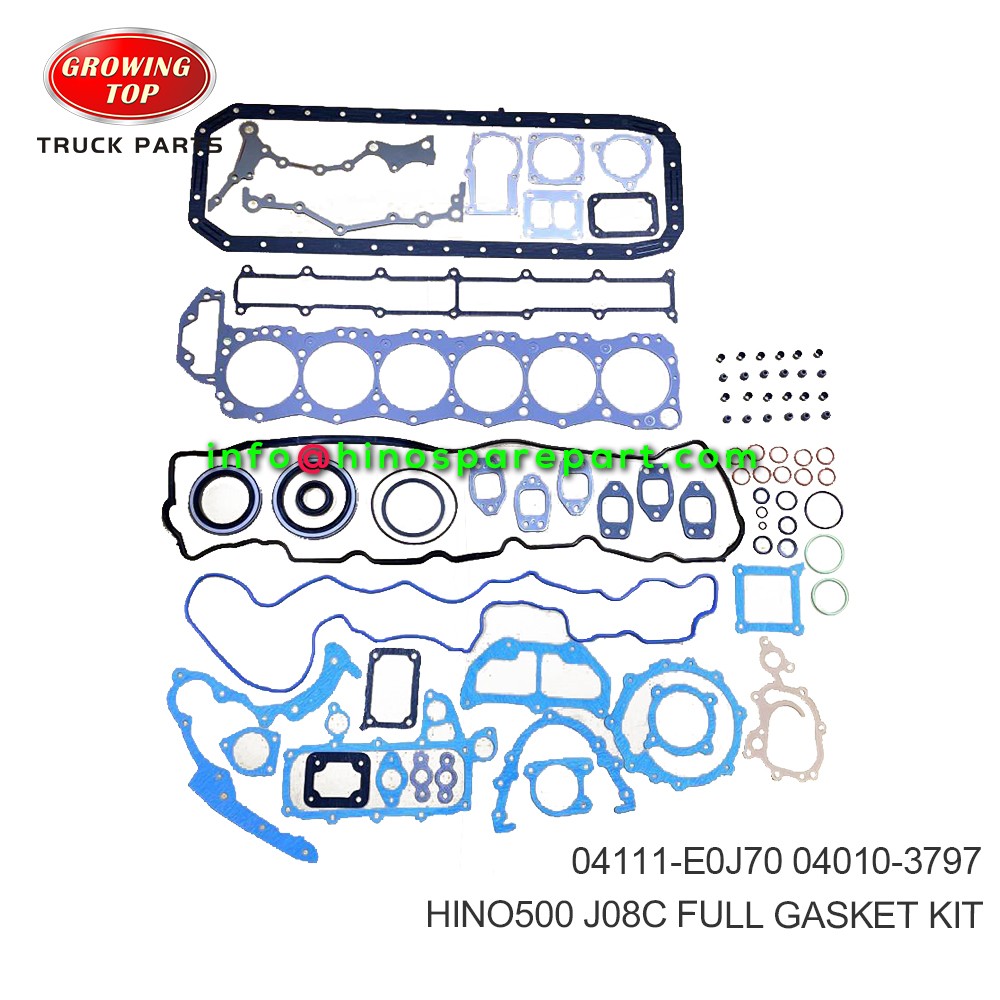 HINO500 J08C  FULL GASKET KIT  04111-E0J70