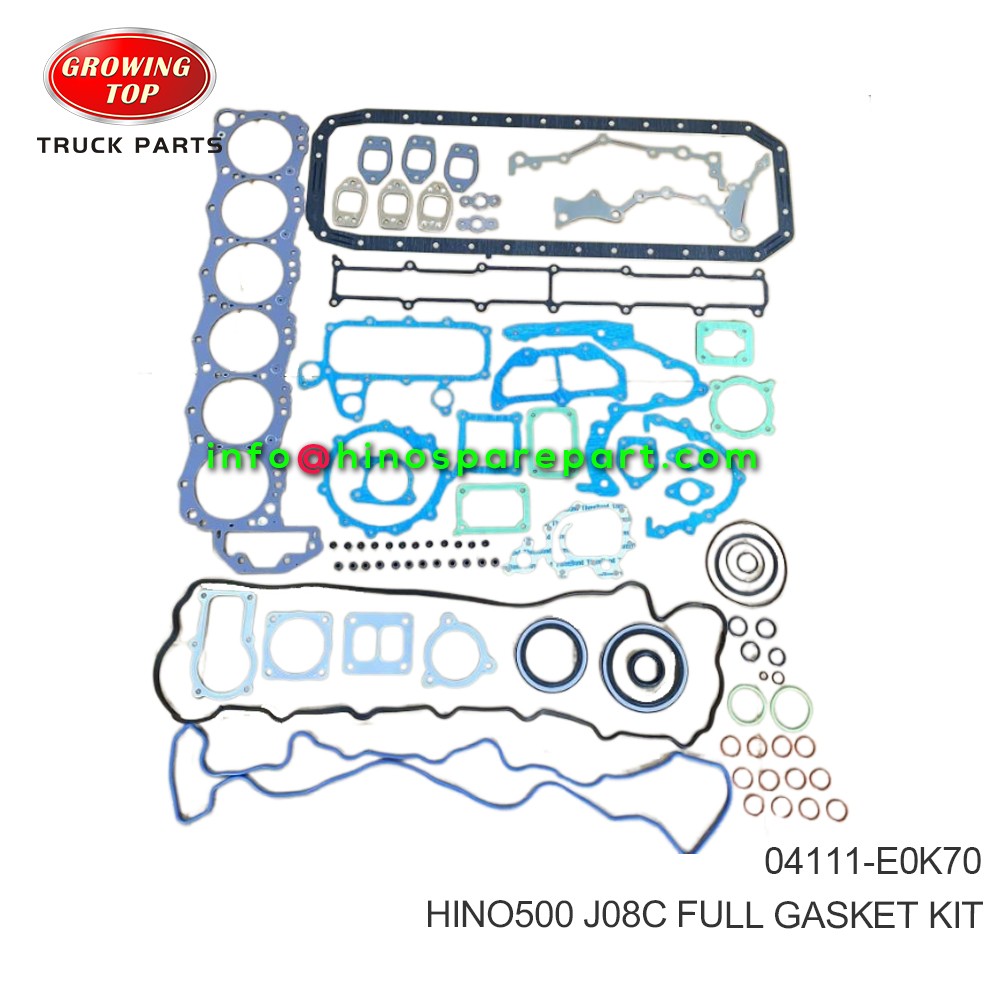 HINO500 J08C  FULL GASKET KIT  04111-E0K70