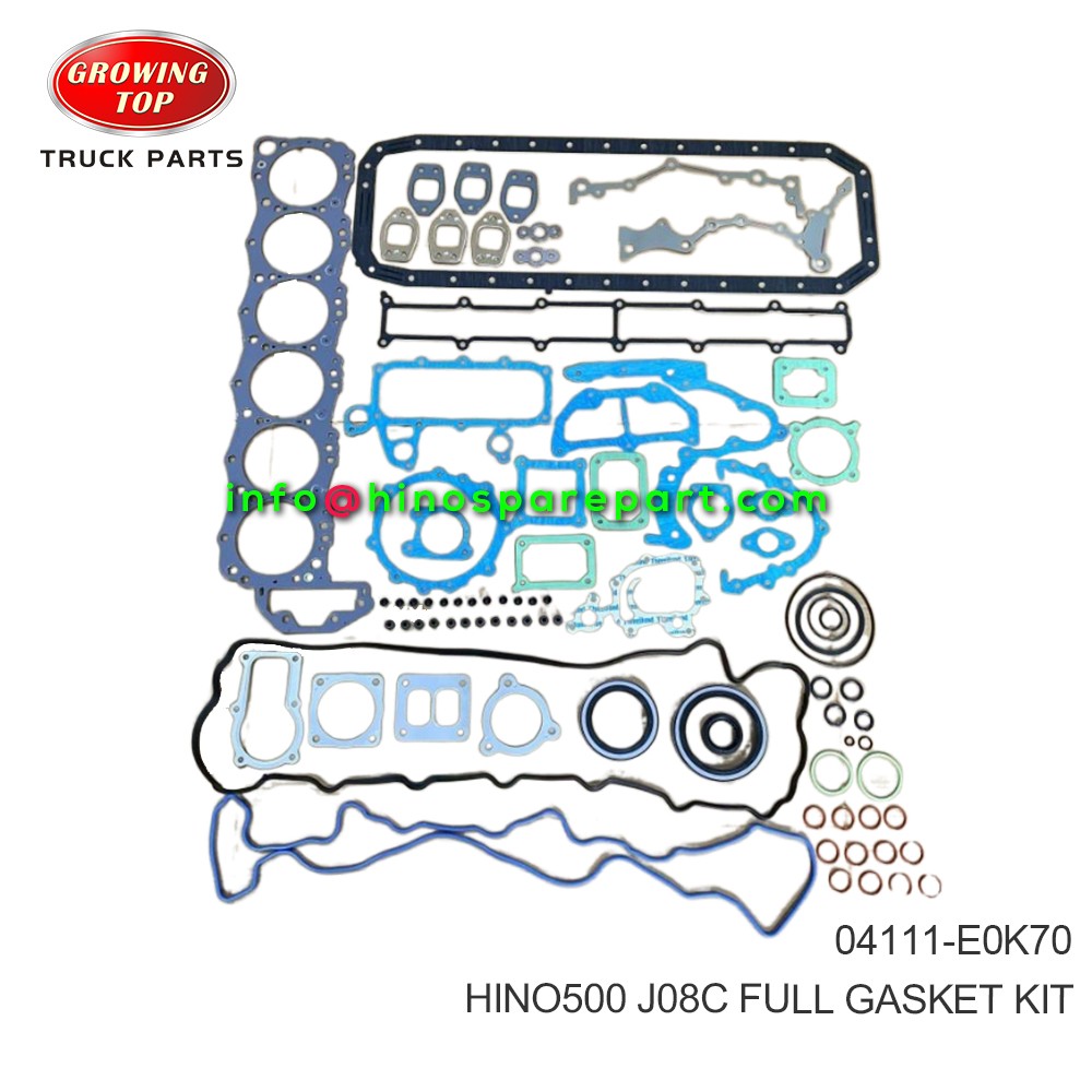 HINO500 J08C  FULL GASKET KIT  04111-E0K70