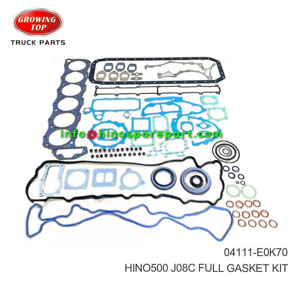 HINO500 J08C  FULL GASKET KIT  04111-E0K70