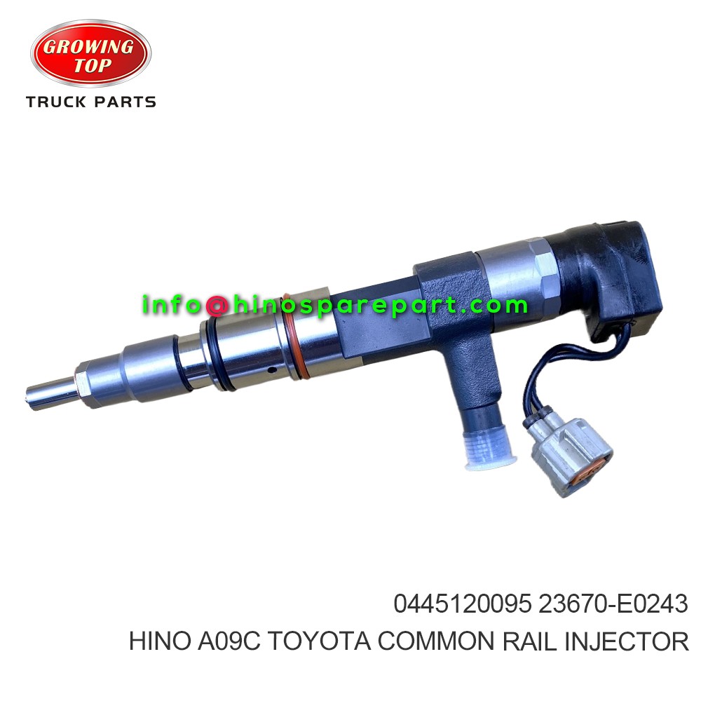 HINO A09C TOYOTA COMMON RAIL INJECTOR 0445120095