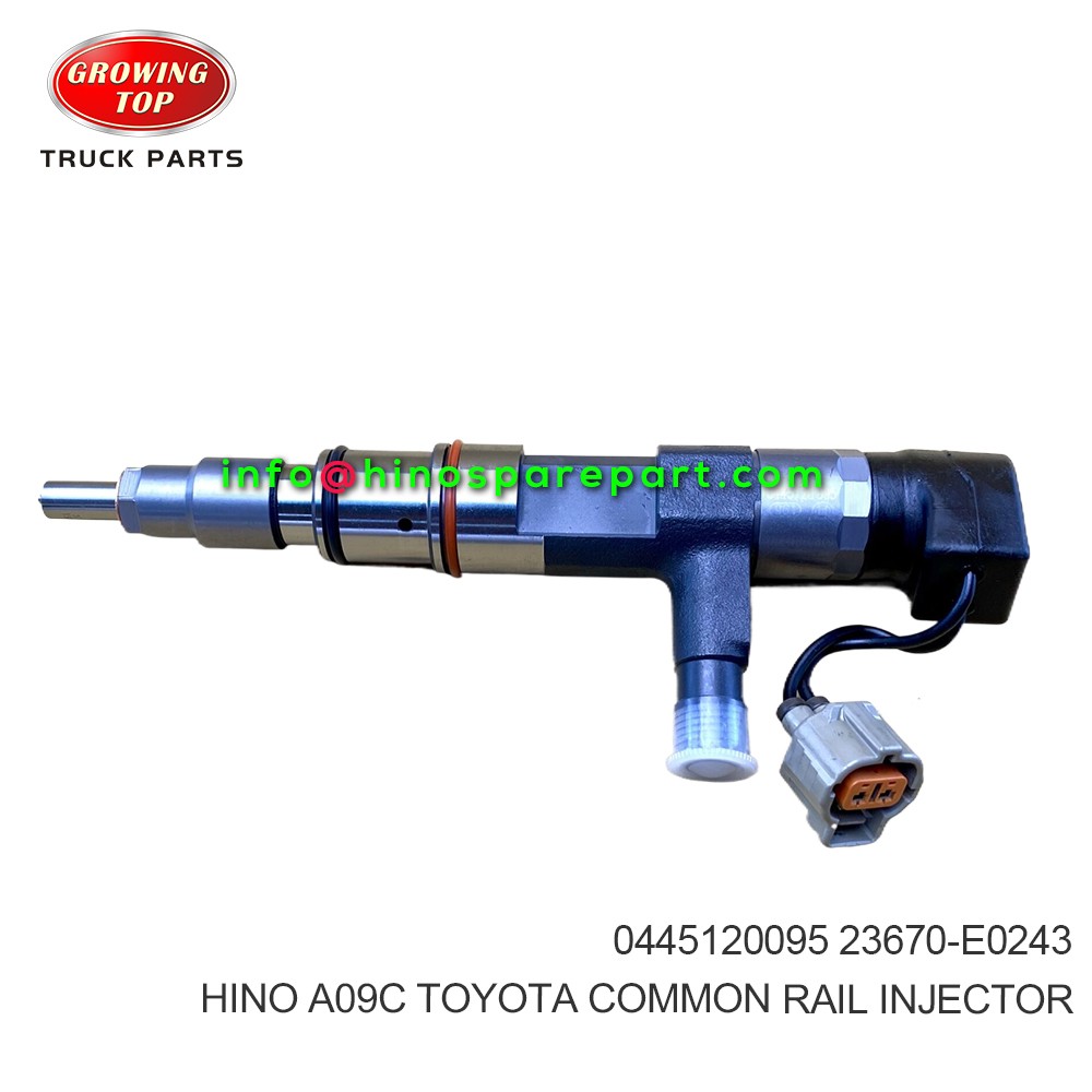 HINO A09C TOYOTA COMMON RAIL INJECTOR 0445120095