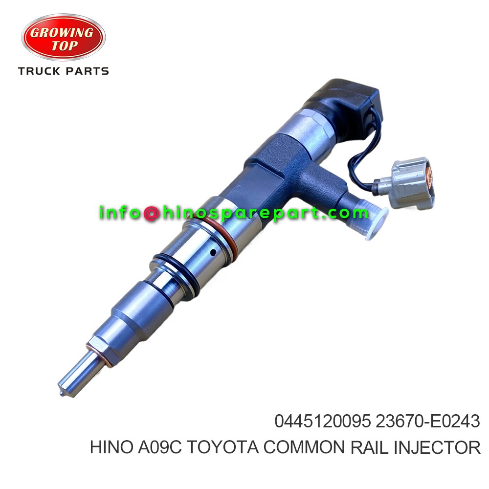 HINO A09C TOYOTA COMMON RAIL INJECTOR 0445120095