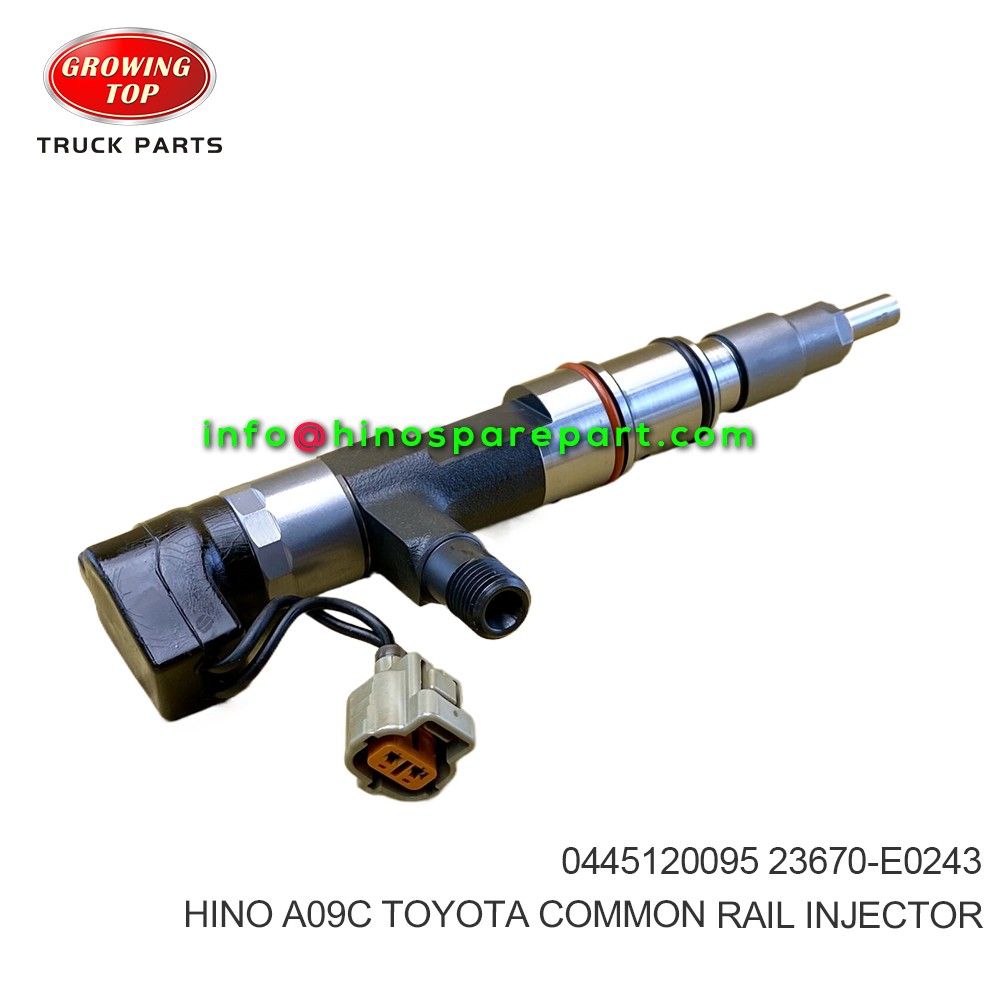 HINO A09C TOYOTA COMMON RAIL INJECTOR 0445120095