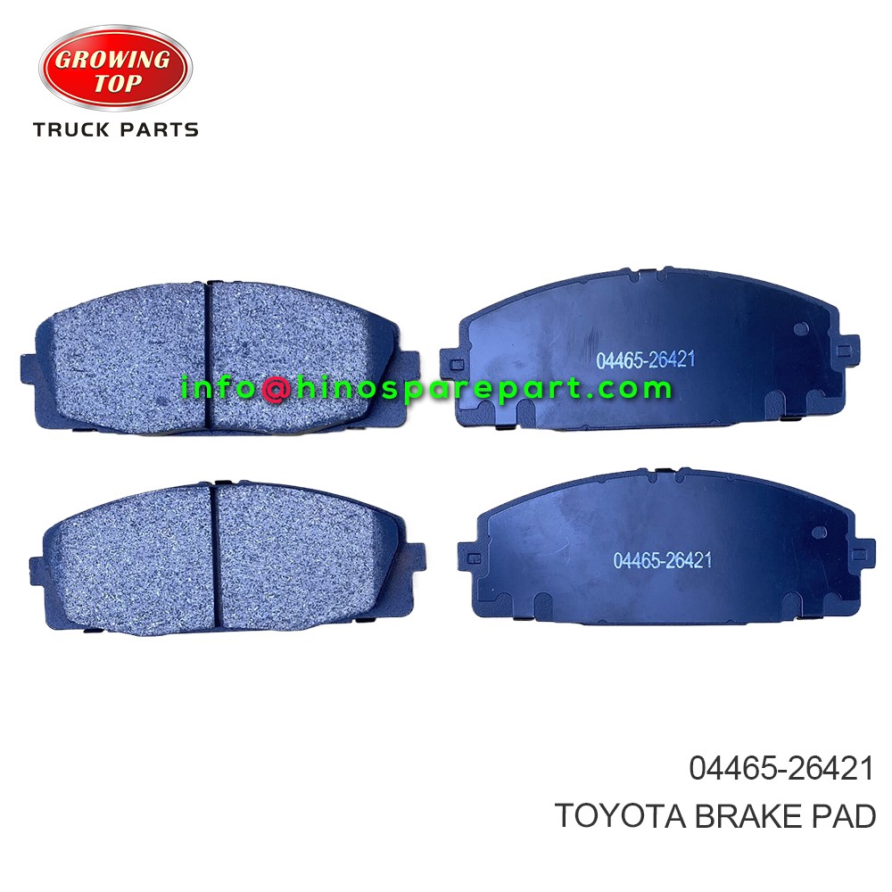 TOYOTA BRAKE PAD 04465-26421