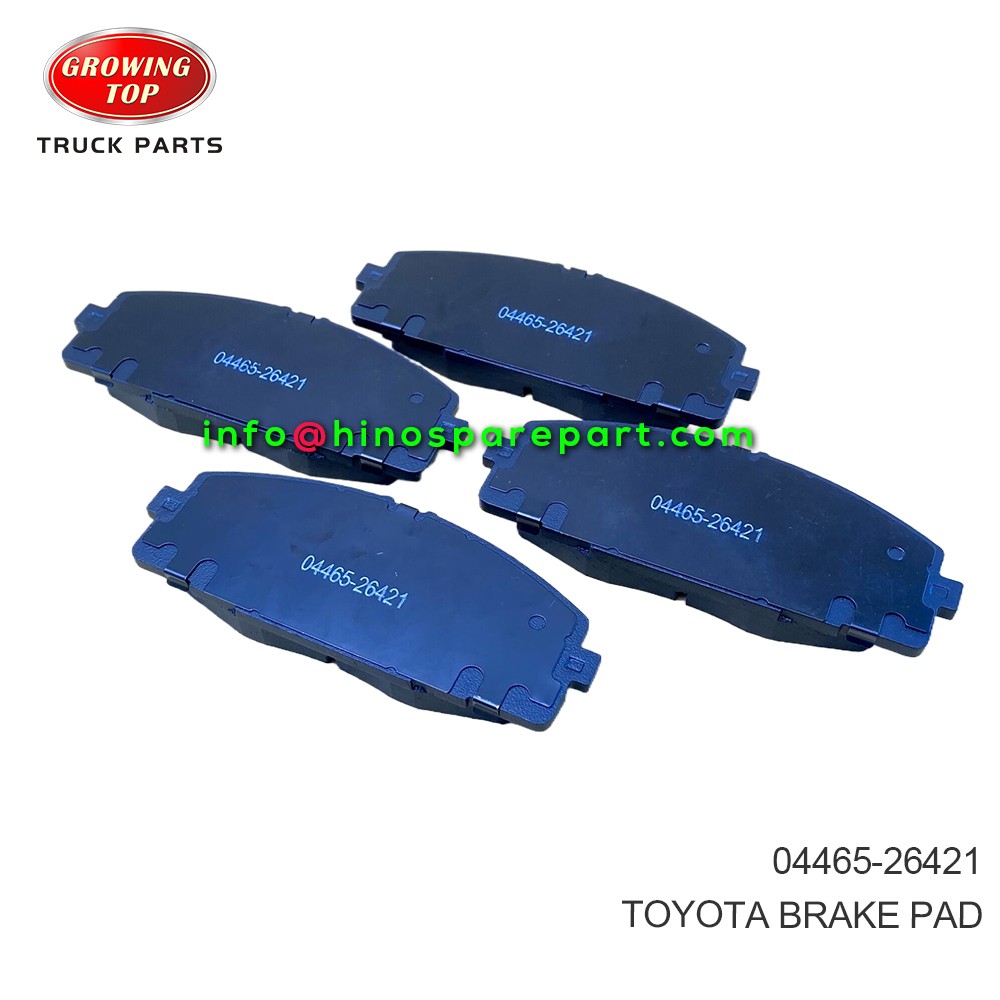 TOYOTA BRAKE PAD 04465-26421